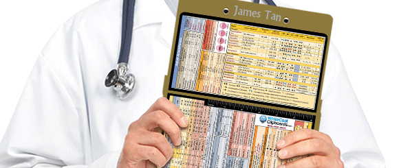 Coral Anesthesia WhiteCoat Clipboard